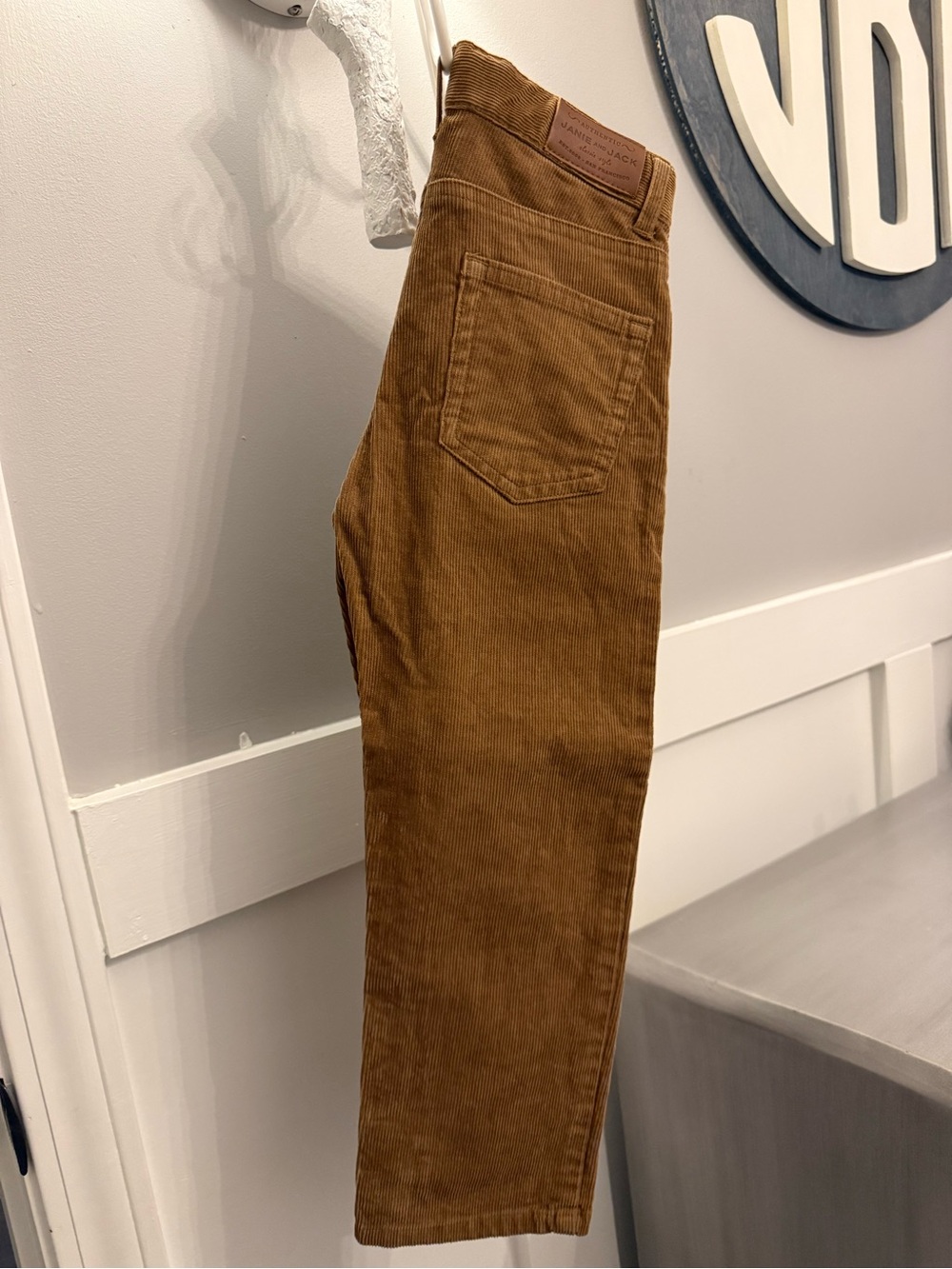 Boys Corduroy Pants in Brown - Classic Straight Fit